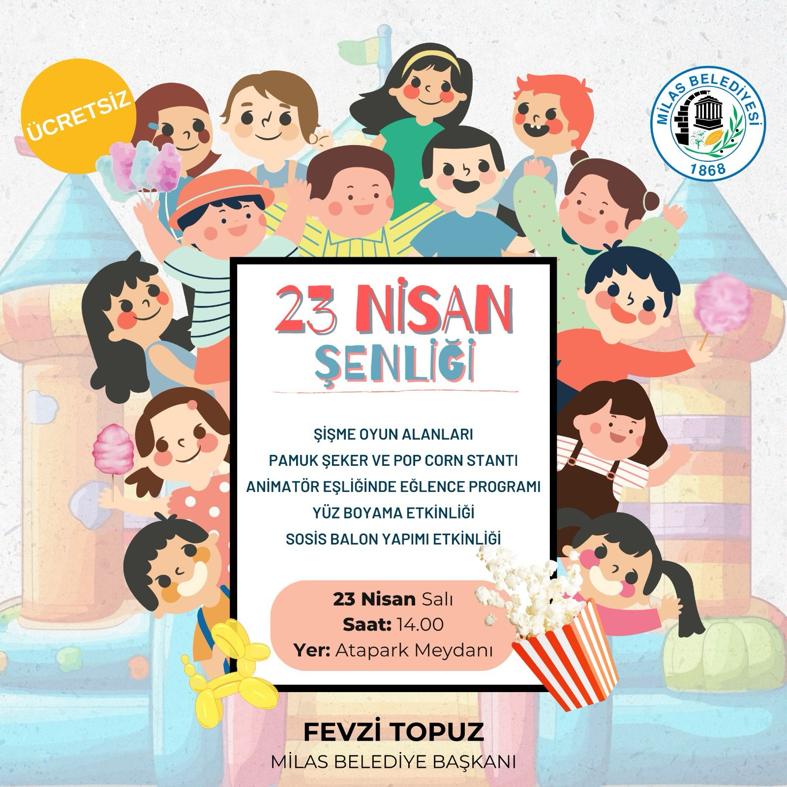 Milas’ta 23 Nisan hazırlıkları